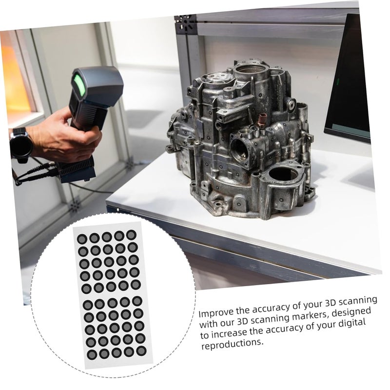 Reflective Scanning Markers 5 Sheets For Optical Tracking Engineering Architecture - Image 2